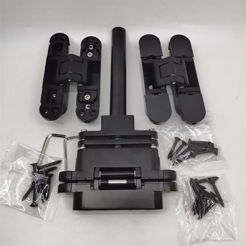 3D adjustable hydraulic buffer hinge invisible door hinge automatic door hinge 135.5 * 28.5mm 60kg