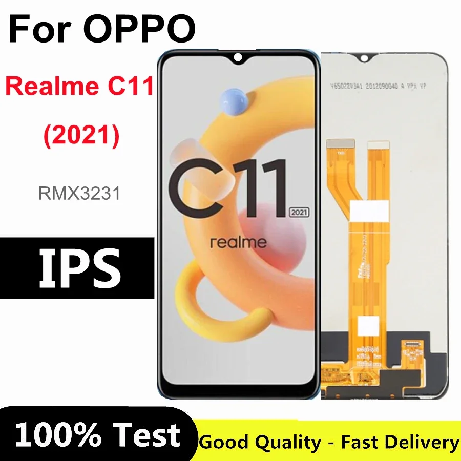 6.5 inch For Oppo Realme C11 2021 LCD DIsplay Touch Screen Digitizer Panel Assembly For OPPO RMX3231 LCD C11 2021