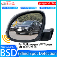 ZhuCamX Car Blind Spot Detection System BSD BSA BSM Sensor Drive Rear Mirror Monitoring for Volkswagen VW Tiguan 5N 2007~2018