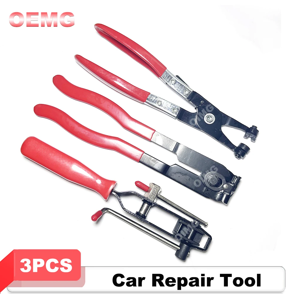 Auto CV Joint Boot Clamp Pliers Ear Clamps Banding Tools Swivel Flat Band Hose Clamp Pliers Car Repairs Tool for Cooling System