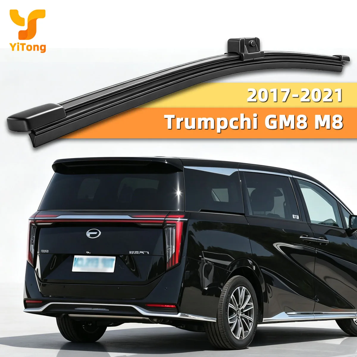 Yitong Suitable Fit Trumpchi GM8 M8 2017-2021 Rear Windshield Wiper Blade Rubber Tailgate Window Wiper Car Cleaning Parts