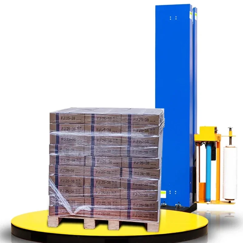 Fully automatic winding film baler, pre-stretched wrapping turntable film wrapping machine