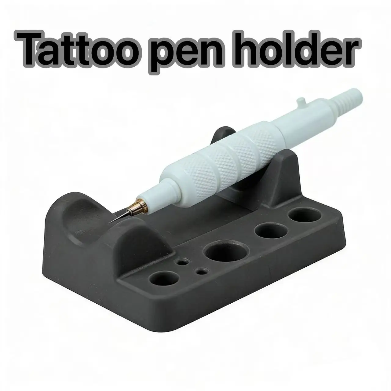 1pcs/2pcs Silicone Tattoo Machine Pen Holder Tattoos Microblading Ink Cup Machine Stand Permanent Makeup Tattoo Accessories