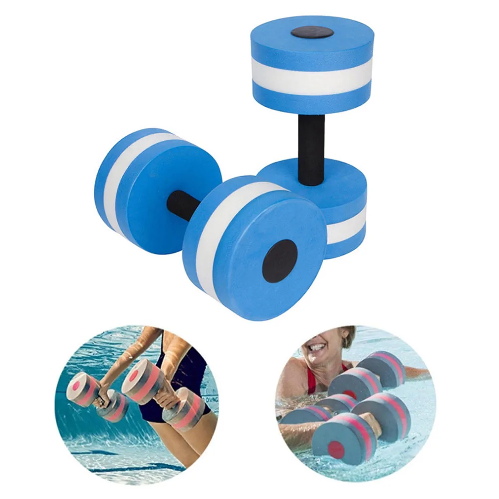 1Pc manubrio galleggiante automatico schiuma EVA piscina Unisex aerobica Yoga bilanciere esercizio manubri Sport acquatici Fitness