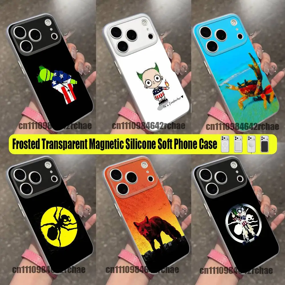 For The Prodigy Keith Flint Phone Case For iPhone 14 16 18 12 15 13 17 11 Pro Max Plus Mini For Magsafe Magnetic Clear