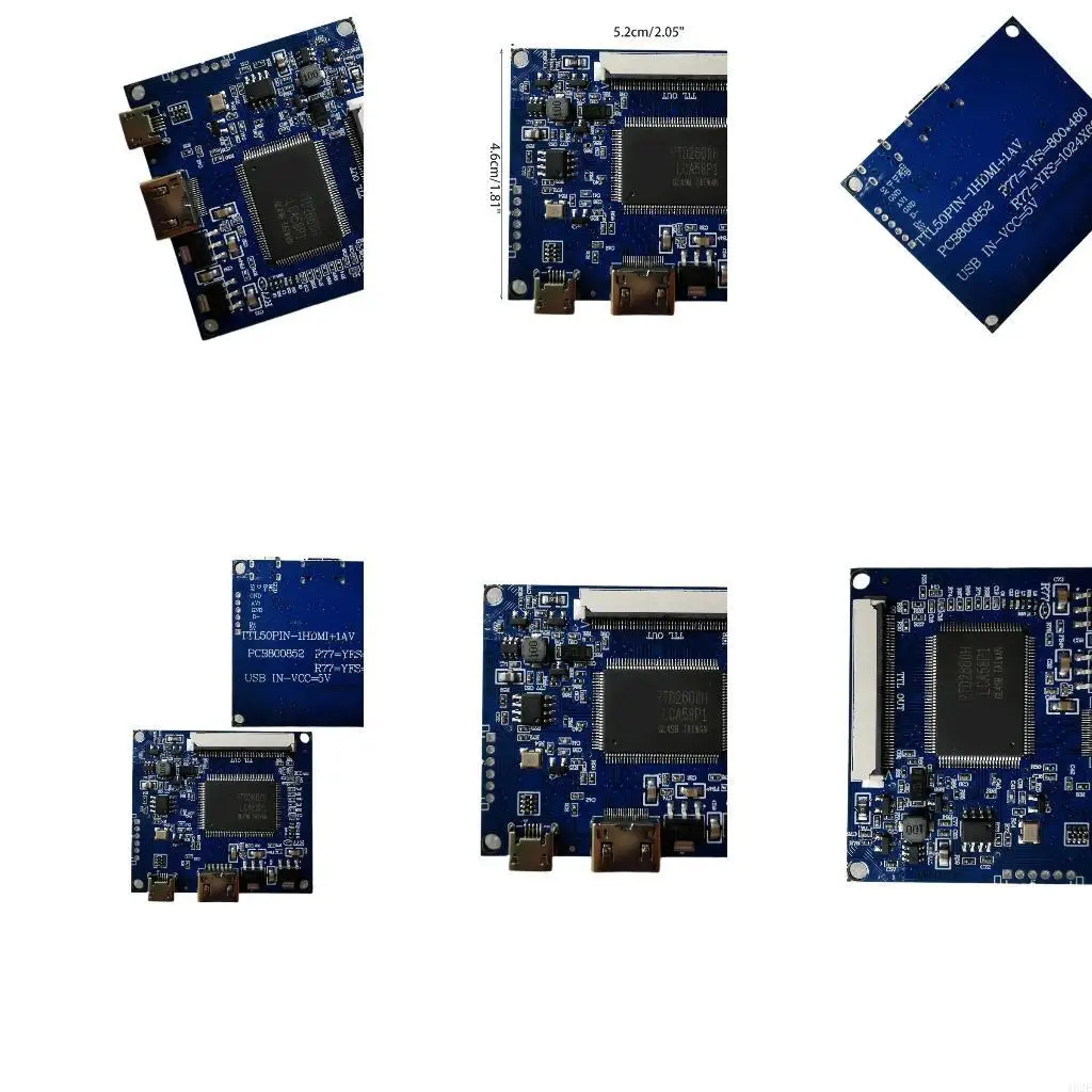 

462E for HDMi LCD Controller Driver Board 50Pins EDP for 7300101463 800x480 LCD Scre