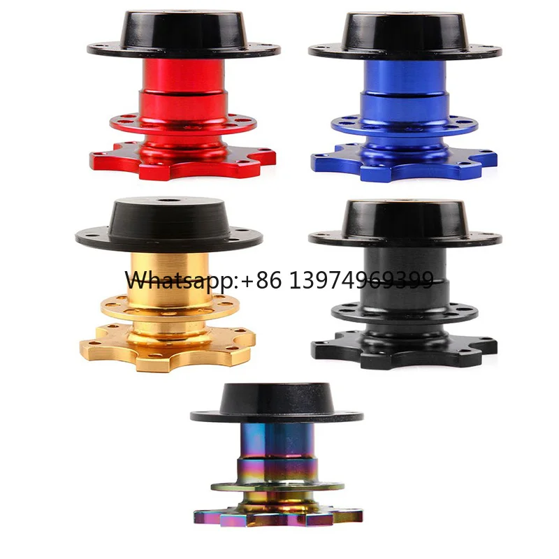 New Universal Quick Release Splined Aluminum Steering Wheel Hub Adapter Kit for Racing Car Refitting