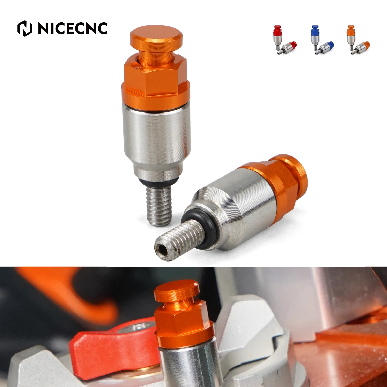 

NEW M4x0.7 Fork Air Bleeder Valves For KTM 50 85 125 250 300 350 450 500 EXC EXCF XC XCF XCW XCWF 690 SMC Enduro R 950 Adventure