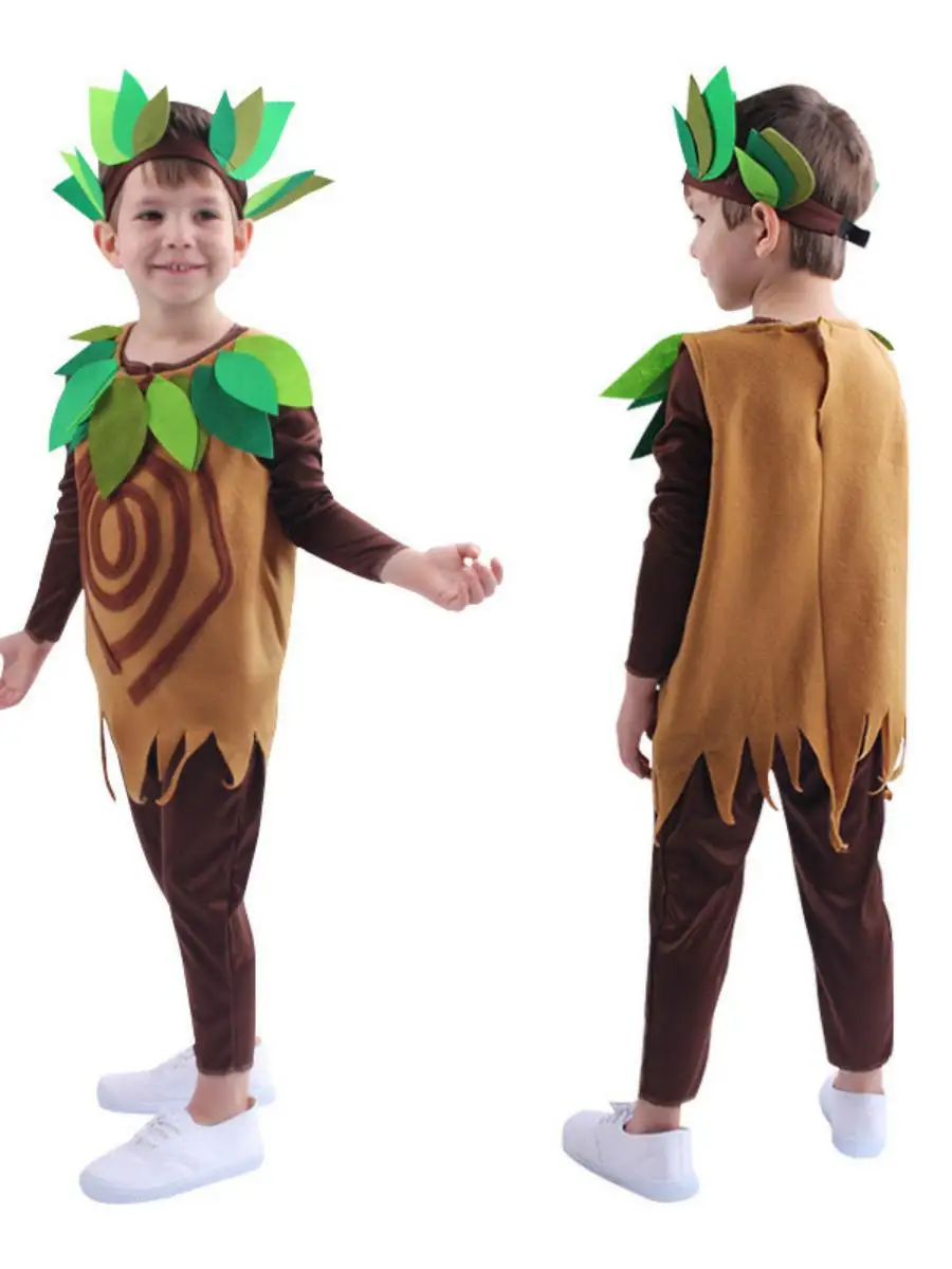 

Костюм дерева на Хэллоуин, детский наряд для выступлений, одежда для косплея, одежда для выступлений на сцене, одежда для игр