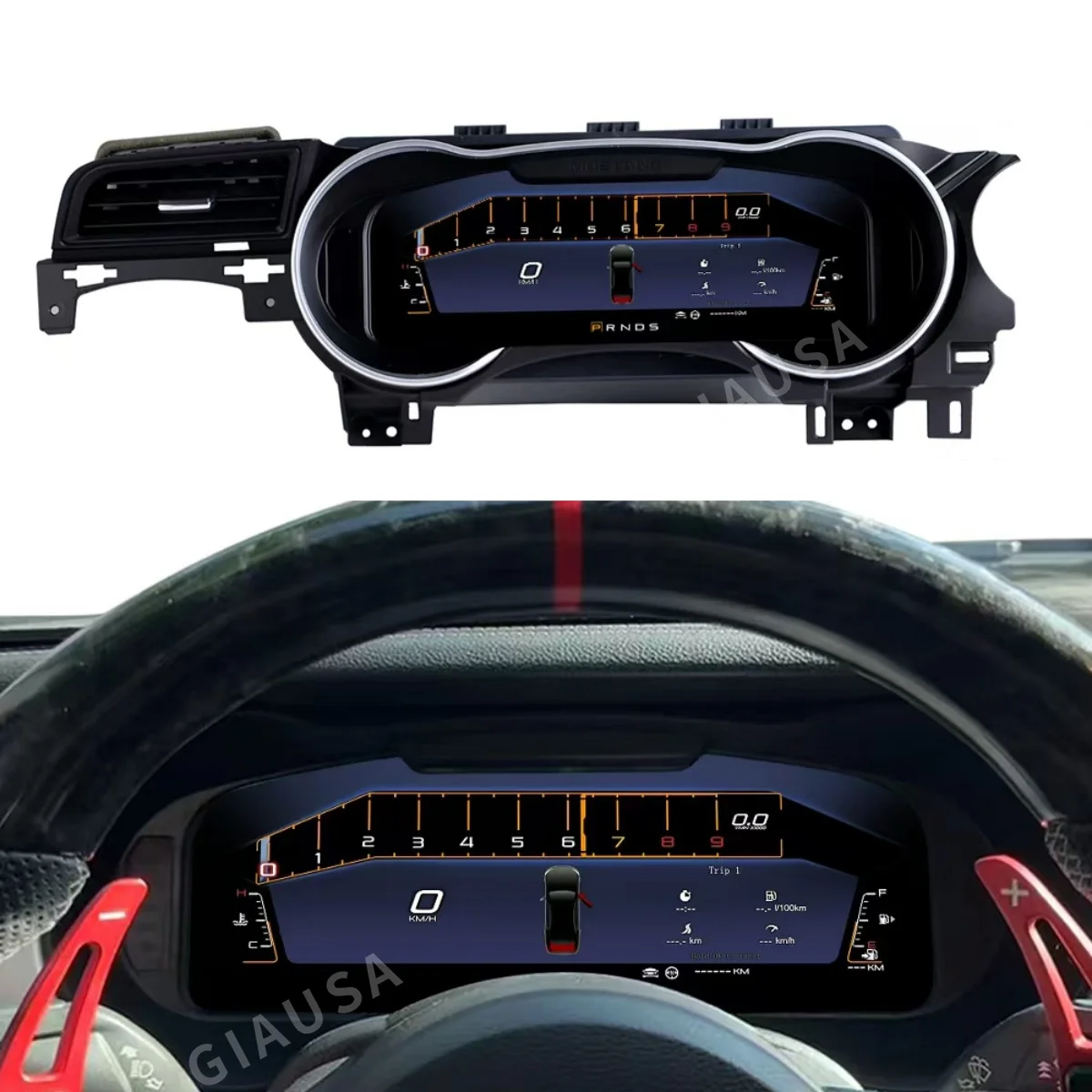 Car Instrument Panel For Ford Mustang 2015~2020 Digital Dash Panel Gauges Instrument Cockpit Speedometer Auto Dashboard Cluster