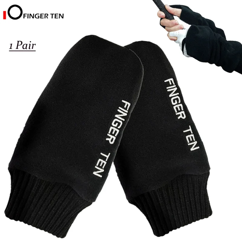 Soft Comfortable Pull Up Winter Golf Gloves Men Mitts Mitten Warm Fleece in Cold Weather for Men Women Drop Shipping