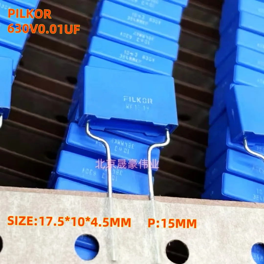 

20pcs PILKOR BC MKP 630V0.01UF 10NF 103 630V Safety Film Capacitor Copper Feet