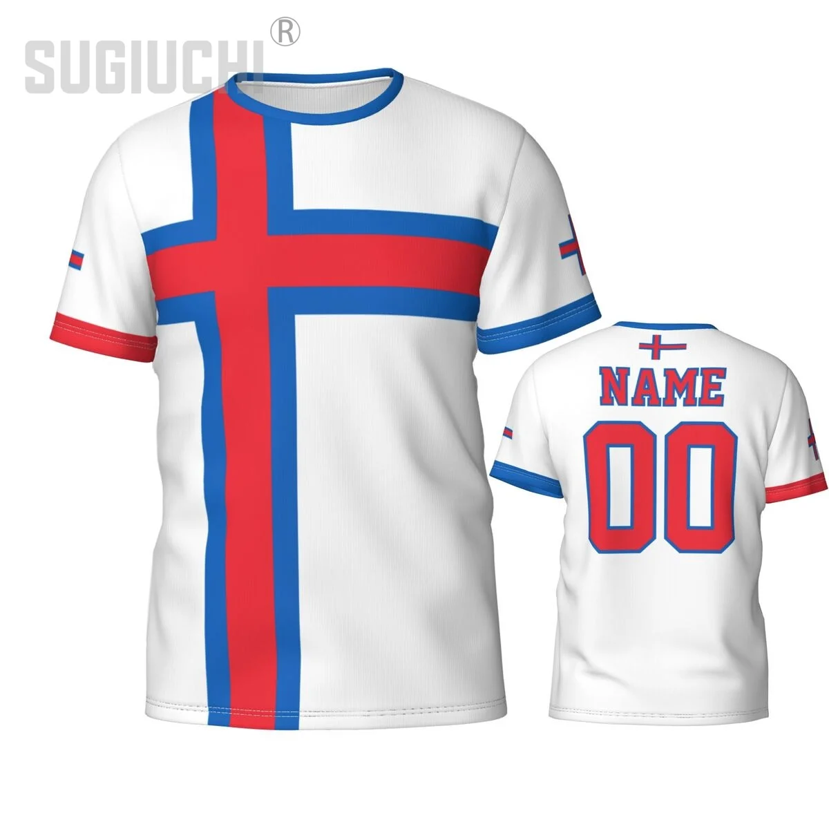 Custom Name Number Faroe Islands Flag 3D T-shirts For Men Women Tees team Clothes Soccer Football Fans Gift T shirt