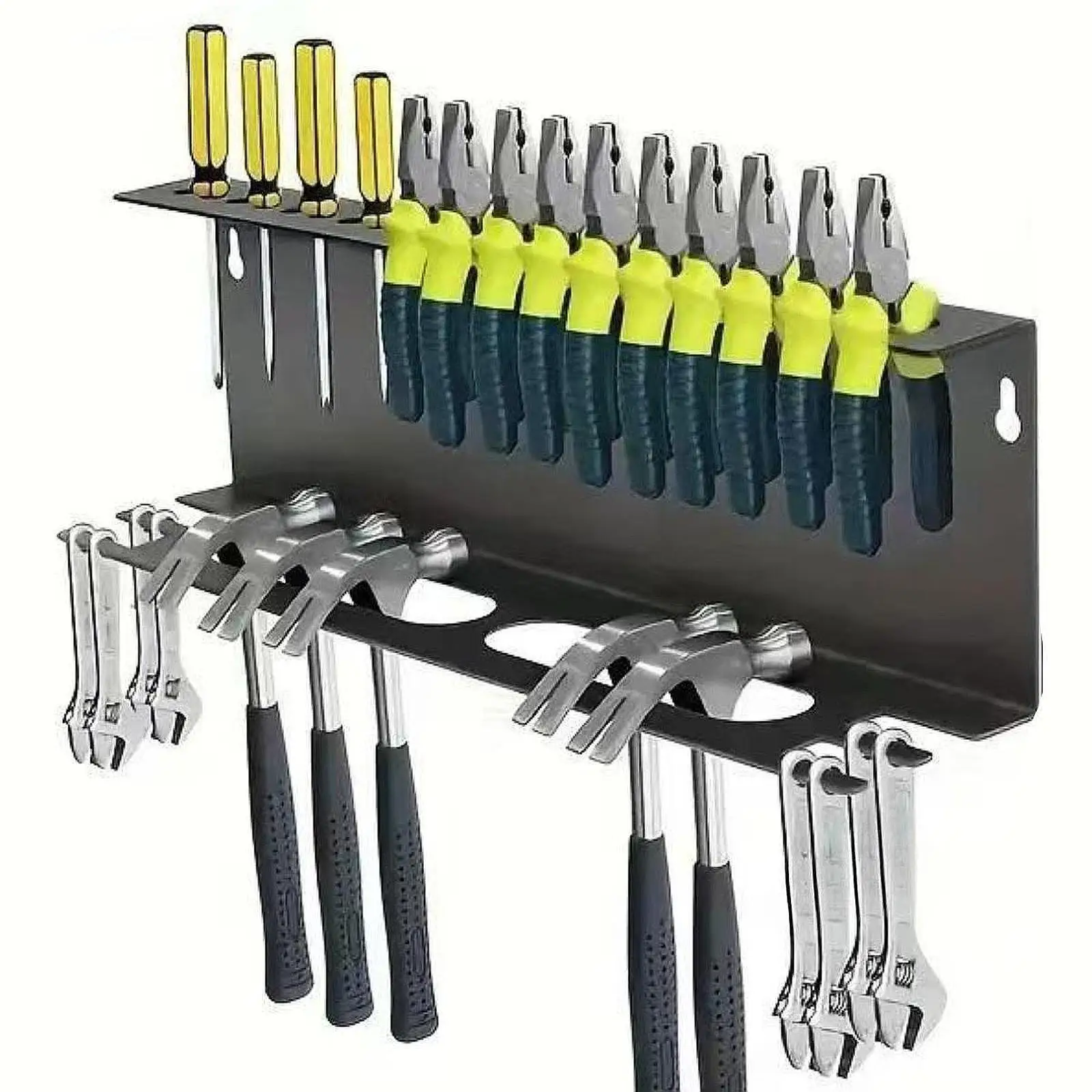 Power Tool Organizer Metal High Performance Wall Mounted Rack for Workshop Home Workshop Organization Cordless Tools Shed