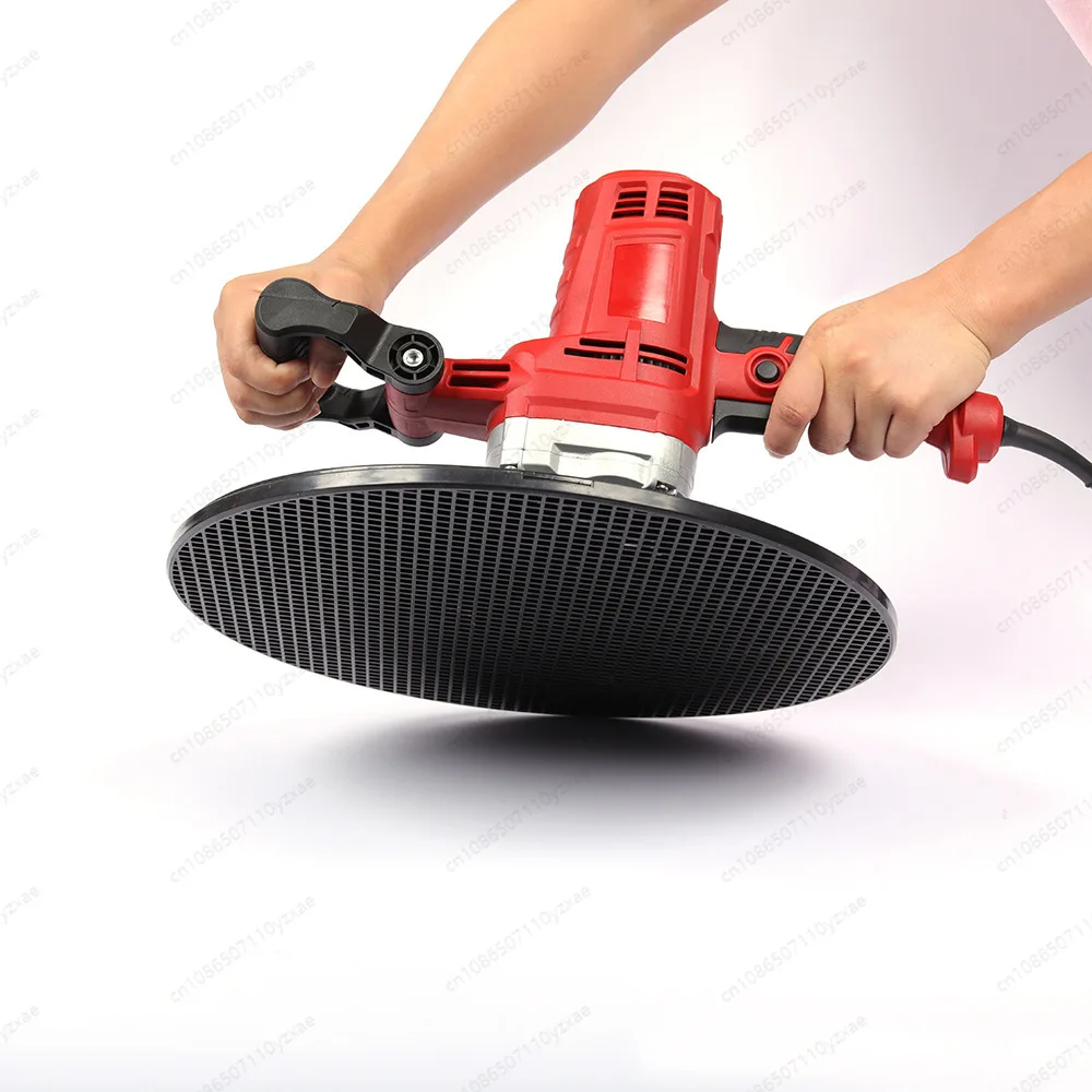 YY   Handheld Wall Polishing Machine Cement Mortar Plaster Smoothing Machine Concrete Putty Surface Grinder Finishing Sander Too