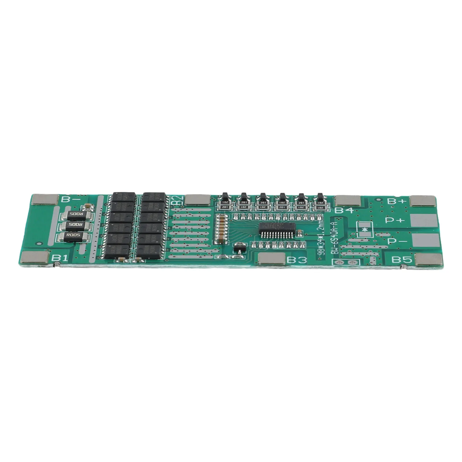 

40A Lithium Battery Protection Board 6S designed for Solar Lighting with Advanced Balance and Short Circuit Features