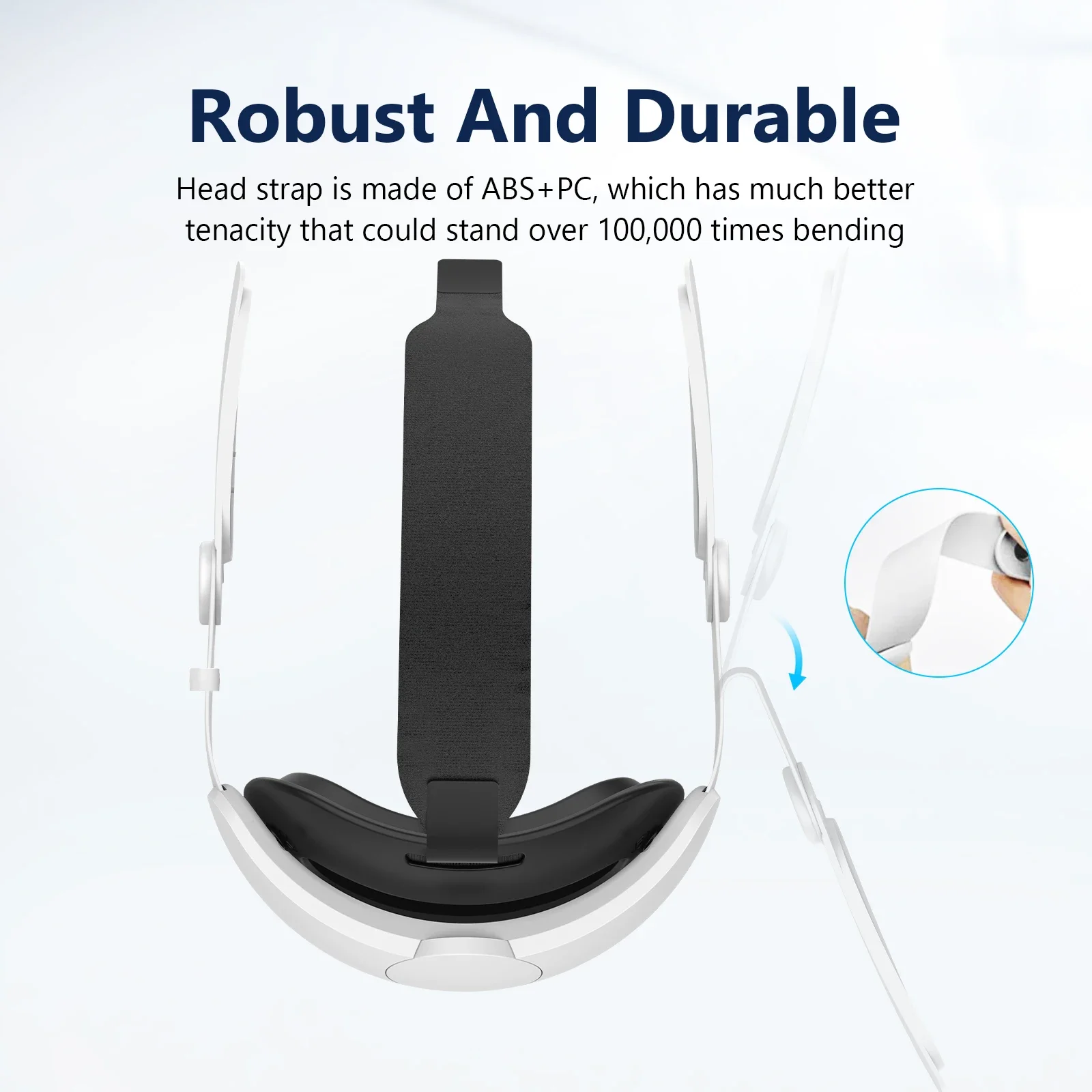 ترقية حزام للرأس قابل للتعديل ل ميتا كويست 3/3S استبدال عقال النخبة حزام أغطية الرأس ل كوة كويست 3S VR اكسسوارات