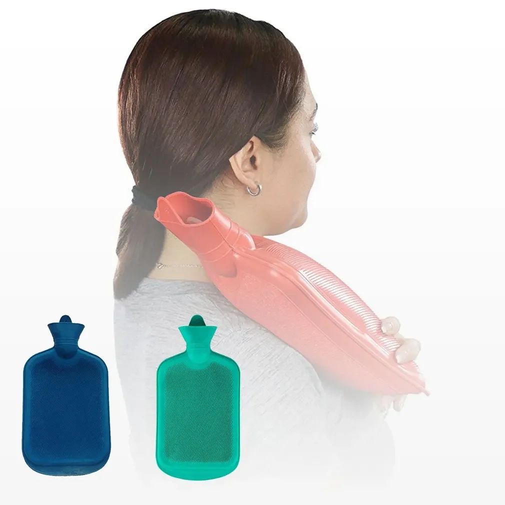 Water Injection Rubber Hot Water Bottle Winter Warm Hand Warmers