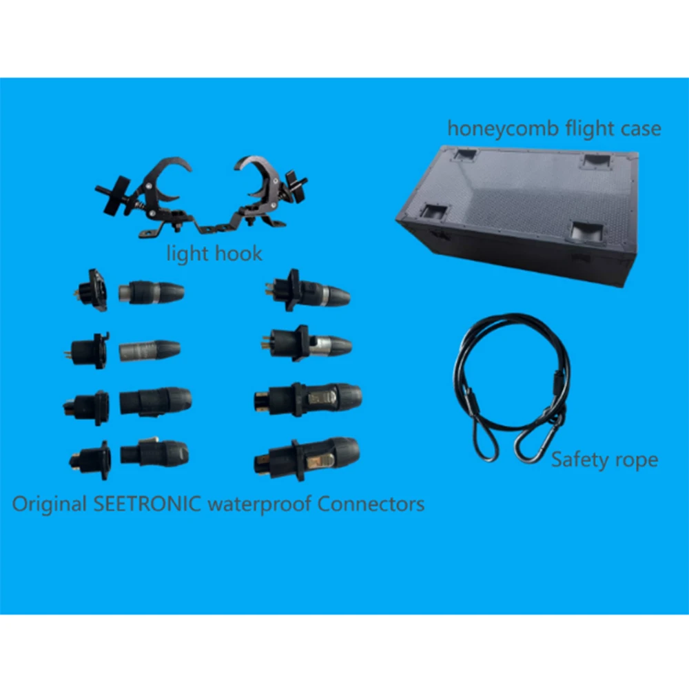 360-degree infinitely rotating base IP65. With infinitely rotating function, suitable for studios, theaters, bars, discos and ot