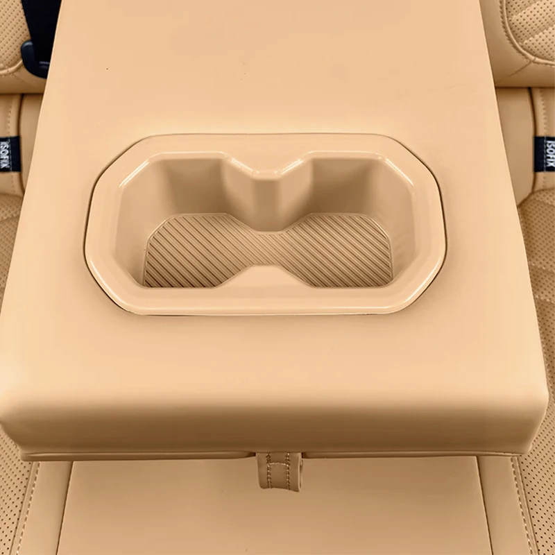 For Geely Galaxy Starship 7 EM-i 2024 2025 Rear Armrest Silicone Water Coasters Interior Accessories 5