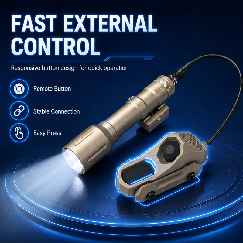 Adjustable Beam Flashlight with Compact Alloy Body & Line Control - Hobby Collection Parts