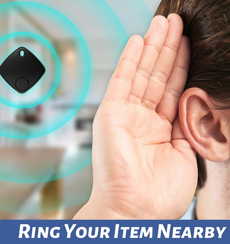 3PCS MFI Certified Mini Smart GPS Key Tracker Unlimited Range Plastic Key Finder With 4G Navigation Features For Pets