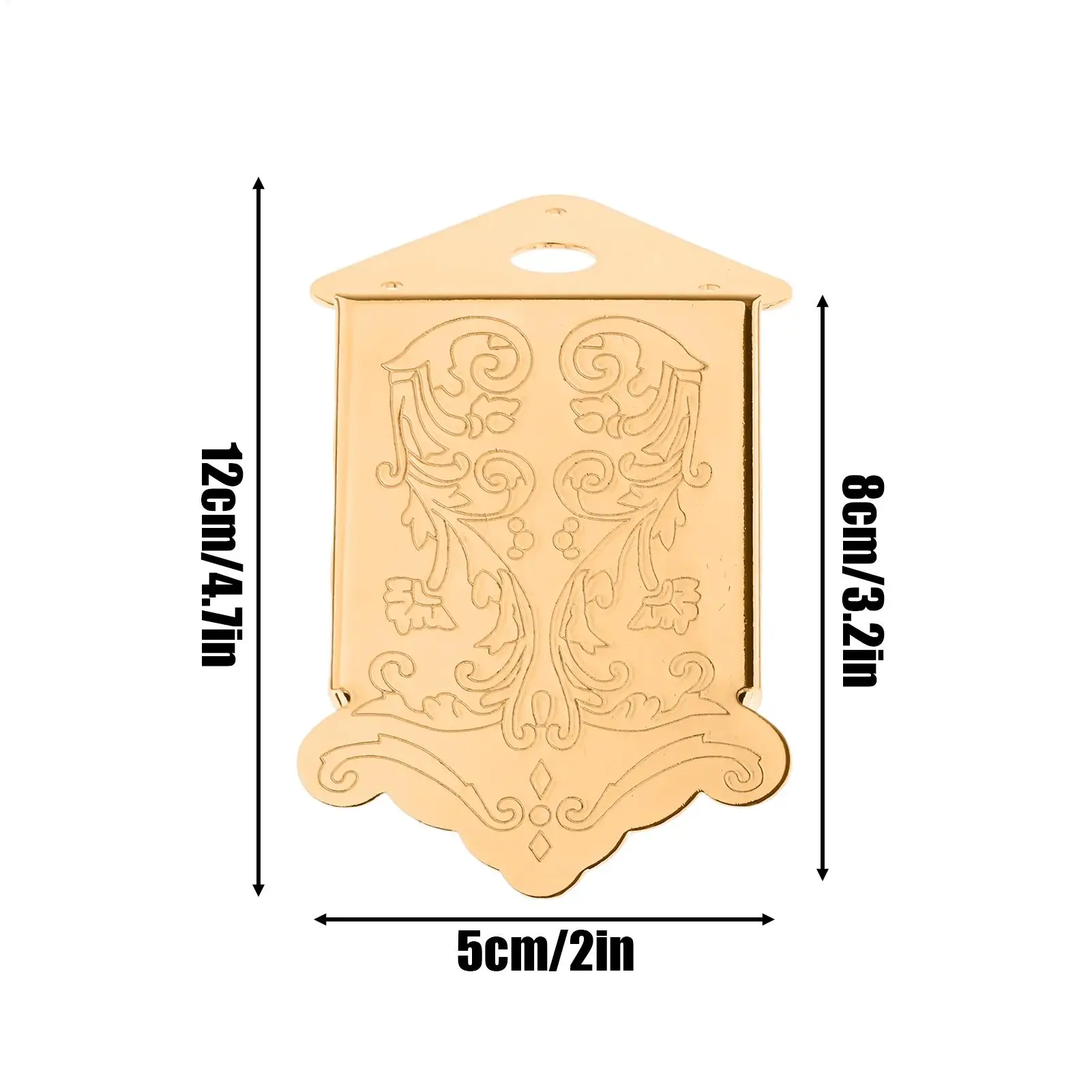 Mandoline Staartstuk Vervanging 8-String Mandoline Staartstuk Accessoires Met Gesp En Schroeven Muziekinstrument Onderdelen Voor