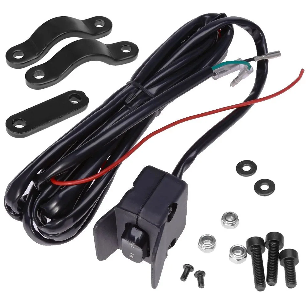 Black 12V Winch Switch Stable Current Transmission Waterproof Plastic Shell Wear Resistant Material For Various Winch Brands