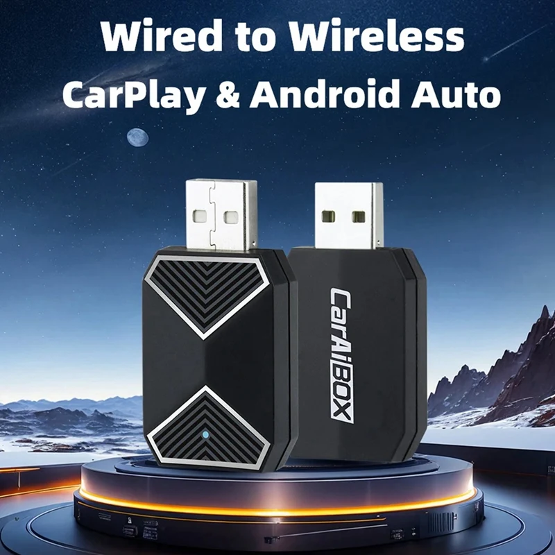 Bezprzewodowy Carplay Auto Mini Box BT Wifi Bezprzewodowy klucz sprzętowy Carplay USB Plug&Play dla Androida 11