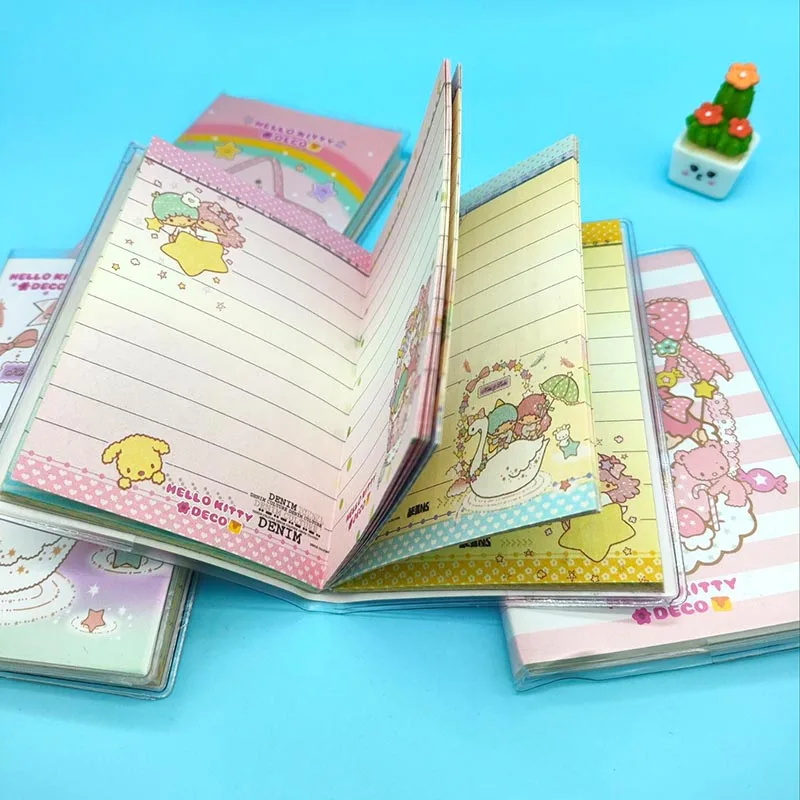 Imagem -05 - Sanrio Little Twin Star Memo Pad Sticky Note Bonito n Times Etiqueta de Papelaria Notepad Post Escritório Material Escolar Pcs por Lote