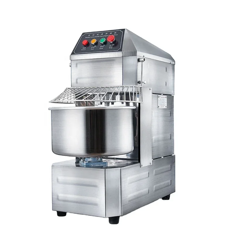 

y Коммерческий миксер для теста с двойным движением и двойной скоростью, 100 кг, спиральный миксер для муки для кухни