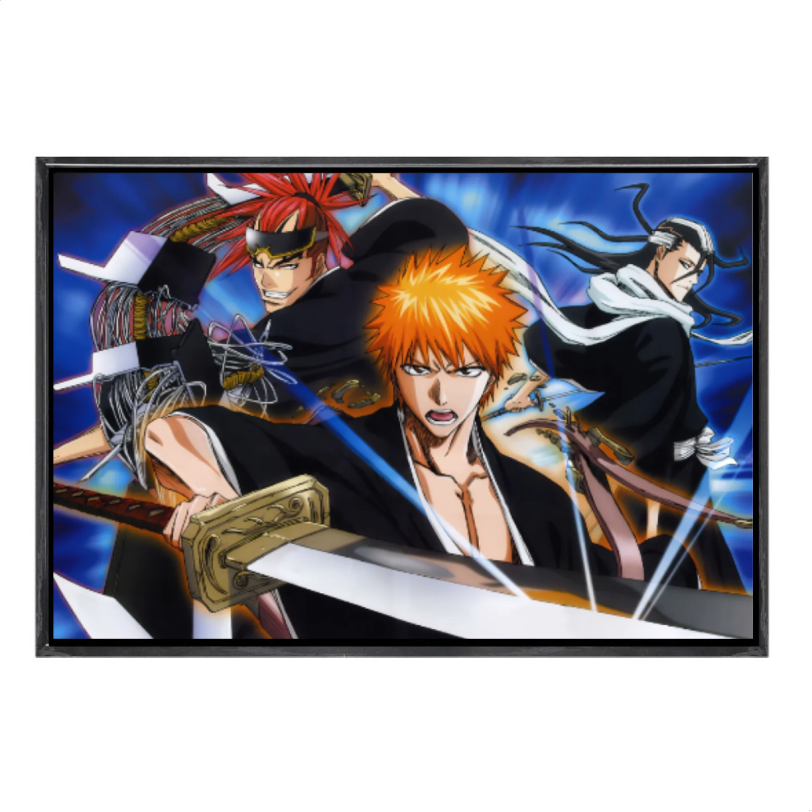 

Japanese Manga Multi-Size Canvas Poster Double Framed Wall Art, Bleach Home Decor for Living Room Bedroom