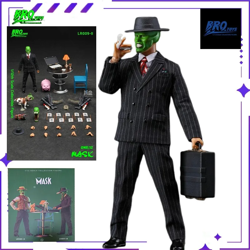 【재고 있음】 BROTOYS 오리지널 마스크맨 변장 몬스터 킹 케리 영화 1/12 모바일 인형 수제 모델 장난감 선물