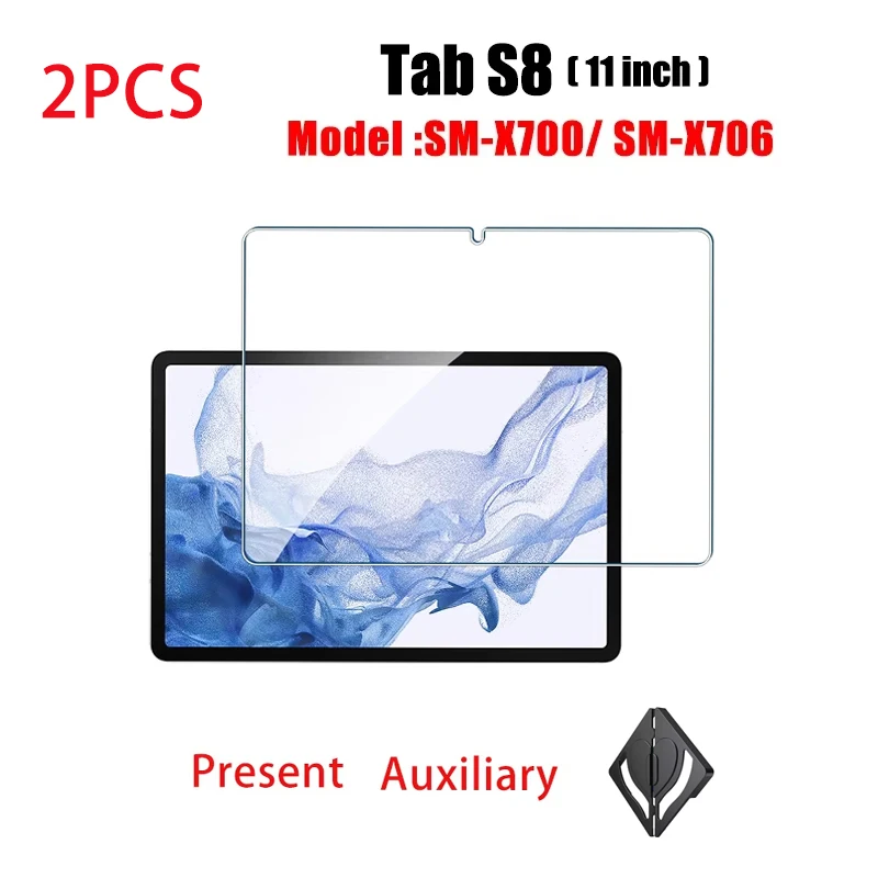 2PCS FOR Samsung Galaxy Tab S9FE 10.9INCH S8 11Inch Protective Film Scratch Proof Tempered HD Glass Screen Protector image 6