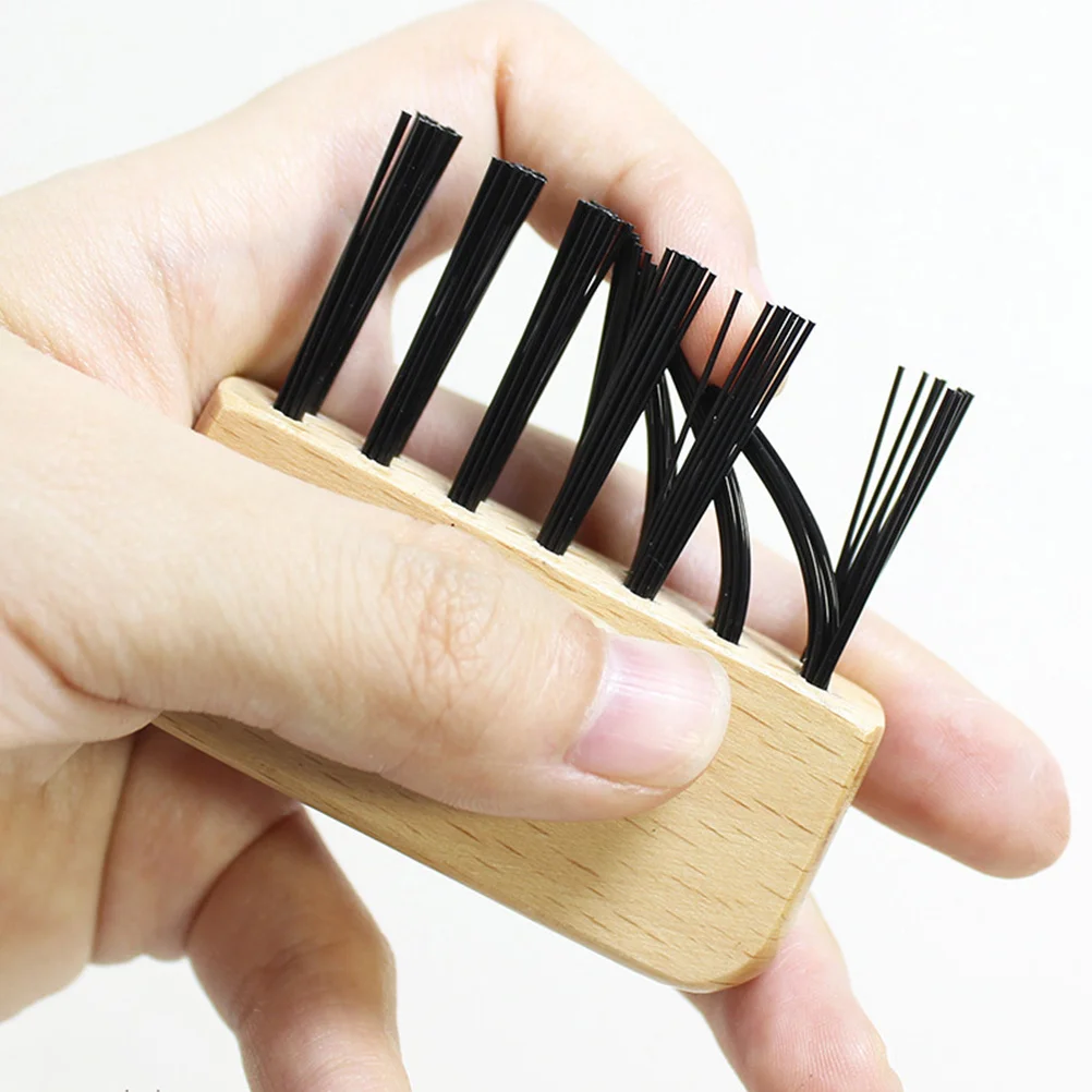 

3pcs Airbag Comb Cleaning Brush Wood Hair Remove Cleaner Tool Portable Lightweight Bristle Hair Remover For Travel Comb Cleaning