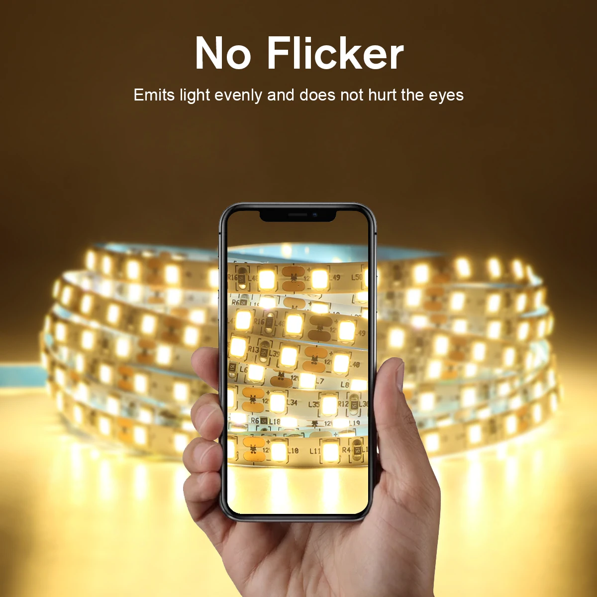 DC12V LED Strip COB 320LEDs/M,2835SMD 120LEDs/m Flexible Lamp Tape Double Layer Copper PCB Ribbon Cabinet Showcase Backlight