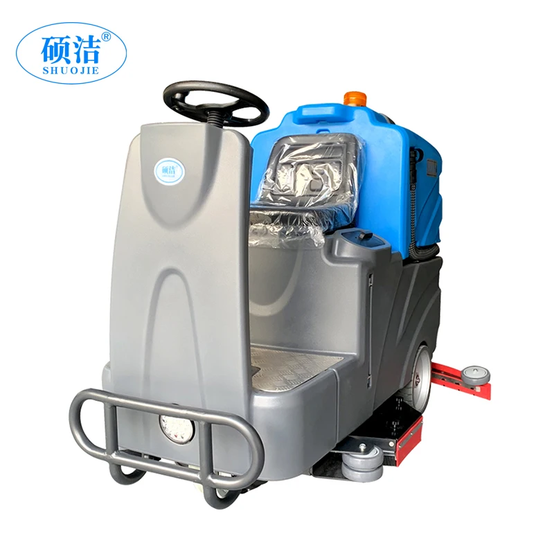 Ce Certificated Large Floor Cleaning Machine Ride on Scrubber Machine