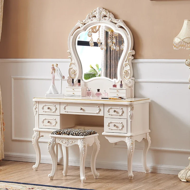 

Girls Cheap Vanity Table White Nordic Corner Drawer Vanity Table Mirror Bedroom Toaletka Dla Dziewczynek Livingroom Furniture