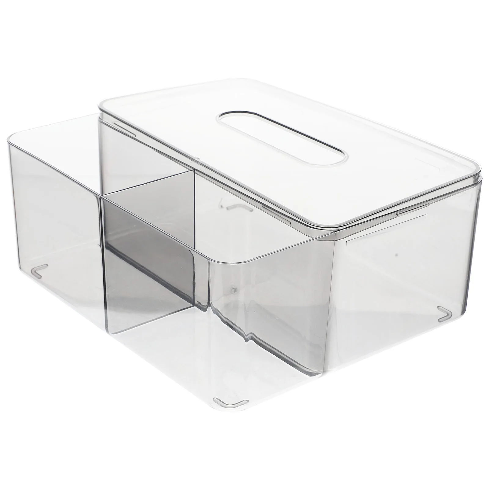 

Transparent Box Holder Rectangular Napkin Storage Case Modern Tissue Container For Home Office Hotel Car Decor Tissue Box