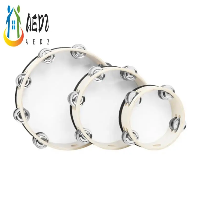 

AED2-6 8 10-дюймовая ручная барабанная установка с колокольчиками, детский ударный инструмент, танцевальная барабанная установка с ладонью