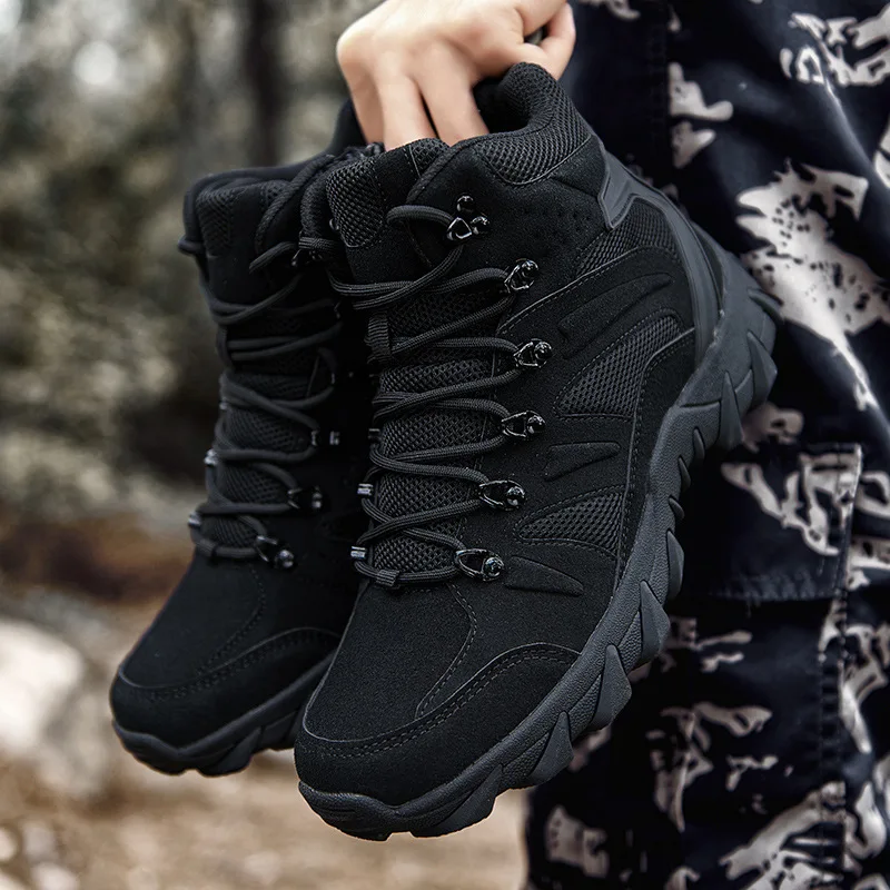 Men's Breathable Hiking Tactical Boots for Outdoor Activities Workwear Desert Boots