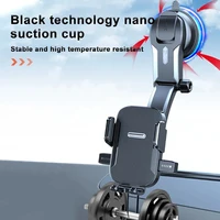 Car Phone Bracket Dashboard Auto Cellphone Holder Universal Desk Windshield Hanging Phone Holder 360 Degree Rotation GPS Holder 3