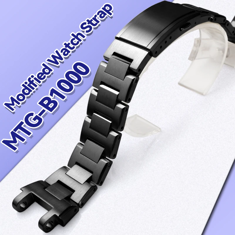 Metal Watch Band Bracelet 316 Stainless Steel Strap Watchband Modified Accessories For Casio For G-Shock MTG-B1000 MTGB1000