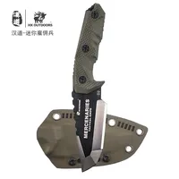 HX OUTDOORS knife G10 handle D2 steel blade tactical straight knife field survival knife  pocket survival knives