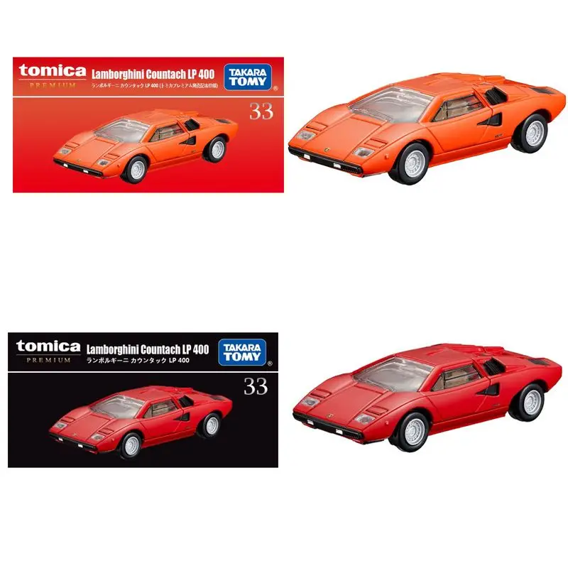 

TAKARA TOMY литой под давлением легкосплавный автомобиль флагманский черный ящик TP33 Lamborghini Countach LP400 модель спортивного автомобиля игрушка
