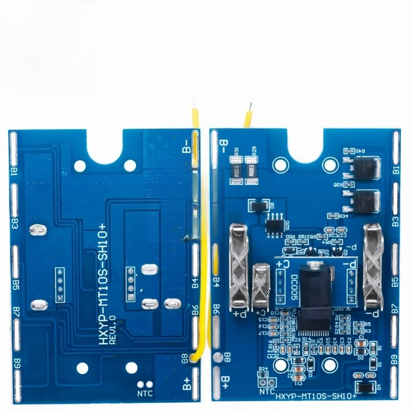 10S 42V 30A BMS Ternary Lithium 18650 Battery Protection Board Electric Drill Battery Charging Board Temperature Protection