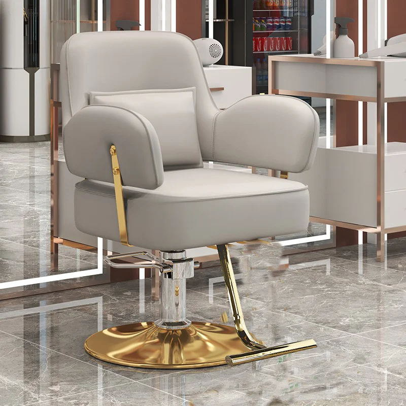 

Barbershop Lift Barber Chairs Professional Luxury Hairdresser Comfort Barber Chairs Simple Modern Salon Furniture Sedie FYBC