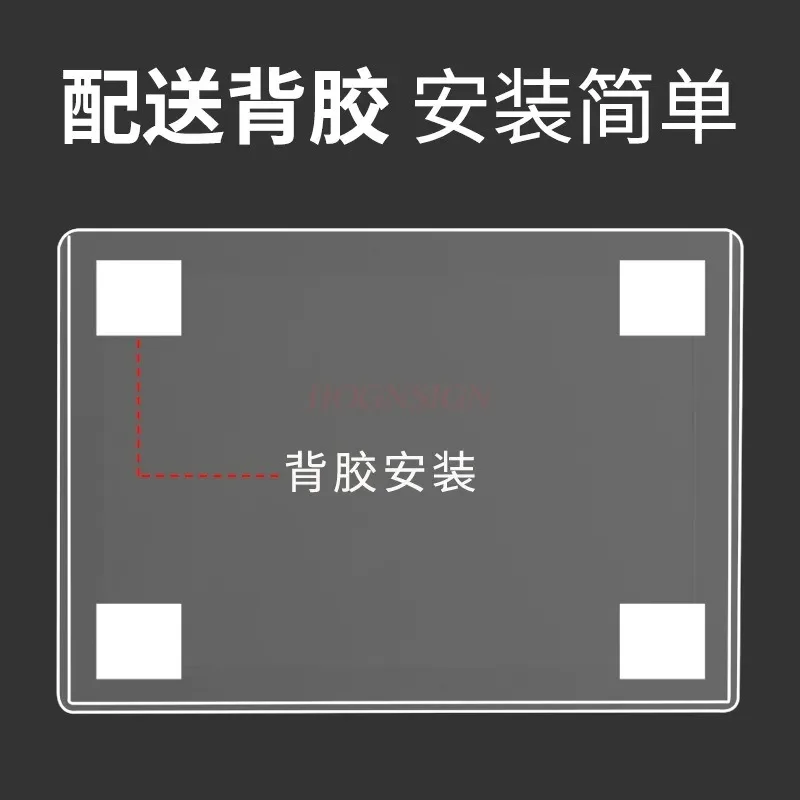 10pcs A4 paper file storage material file column transparent display box wall mounted folder storage box insert file bag