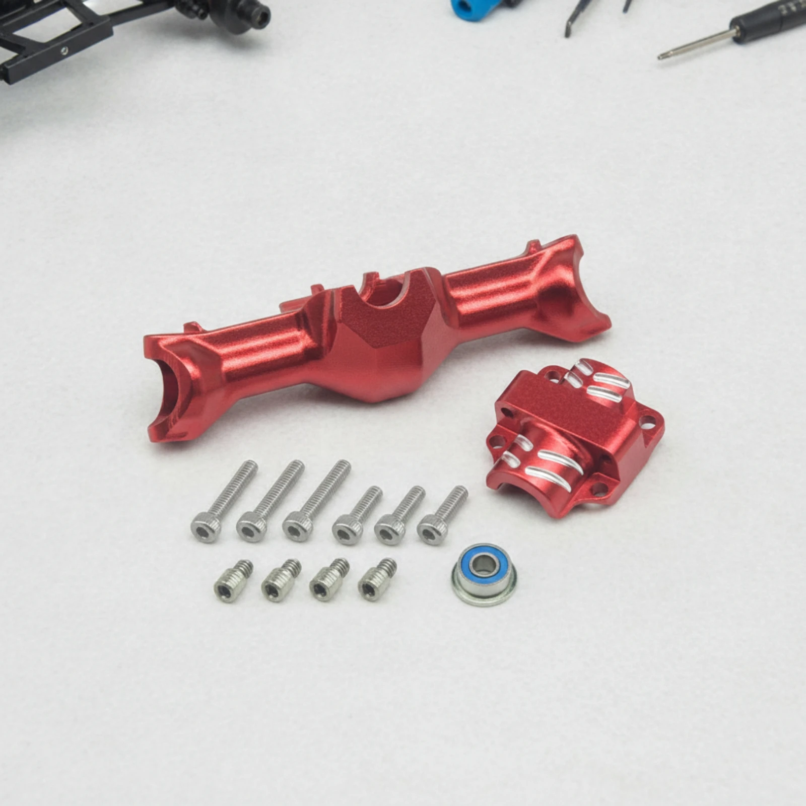 Front Axle Assembly Metal RC Axle Assembly Hardware Long-Lasting Rigid for Hobbyists