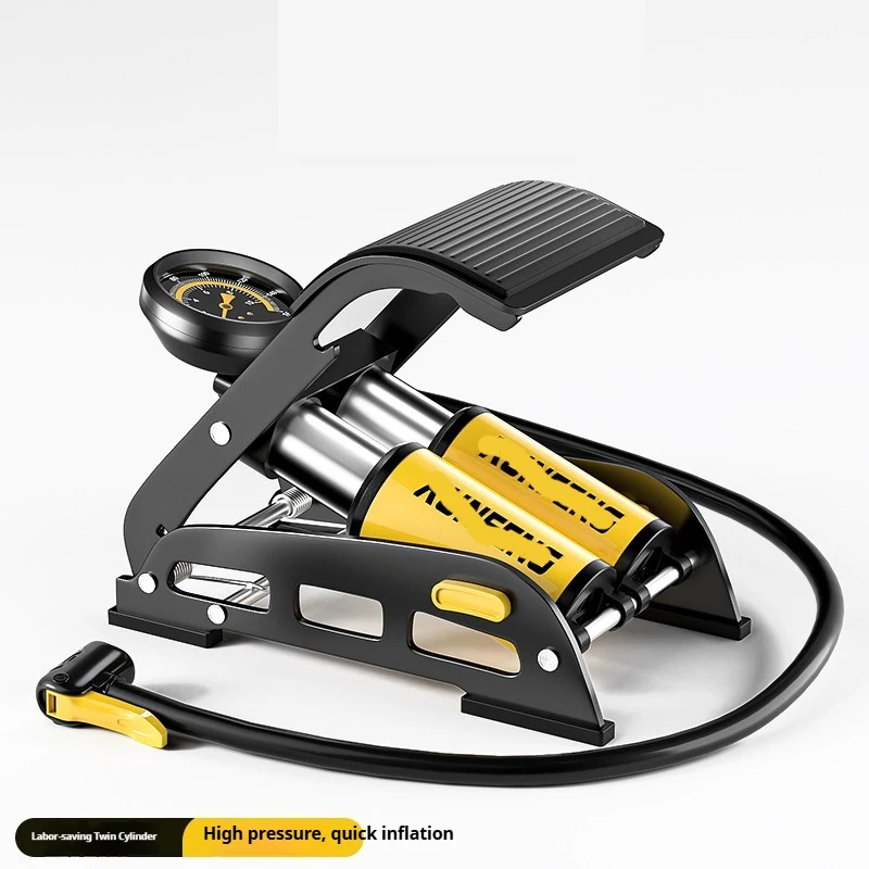Foot Operated High Pressure Pump, Tire Inflator, Car & Motorcycle Inflator Accessories for Electric Motorcycle & Sedan